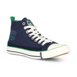 Fila Men's Maverick HI Navy Green Canvas Shoe