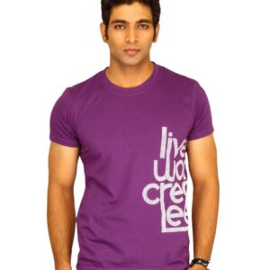 Lee Men's Live Purple T-shirt