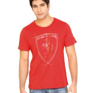 Puma Men Ferrari Logo Red Tshirts