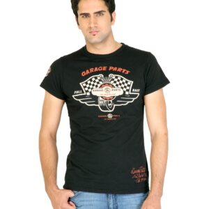 Ed Hardy Men Printed Black Tshirts