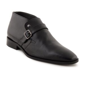 Enroute Men Leather Black Formal Shoes
