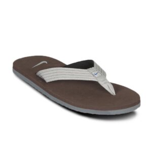 Nike Men's Splash Thong Brown Grey Flip Flop
