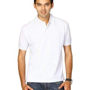 Proline Men White Polo T-shirt