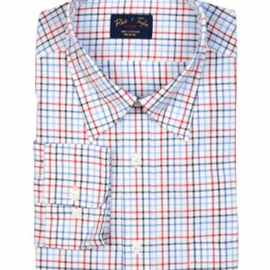 Reid & Taylor Men Check White Shirt