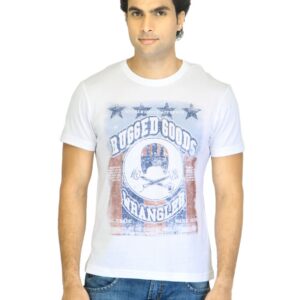 Wrangler Men Rugged Goods White T-shirt