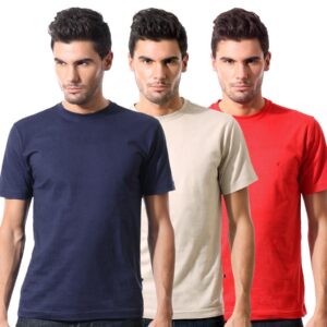Campbell Men Pack of 3 Solid Tshirts