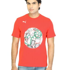 Puma Men Football Sign Collage Red T-shirt