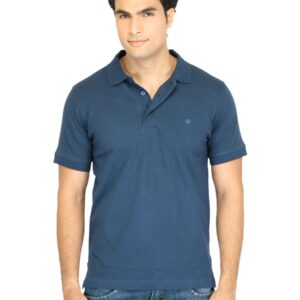 Facit Men Polo Tee Navy Blue Tshirt