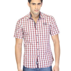 Lee Men Henry Red Check Shirt