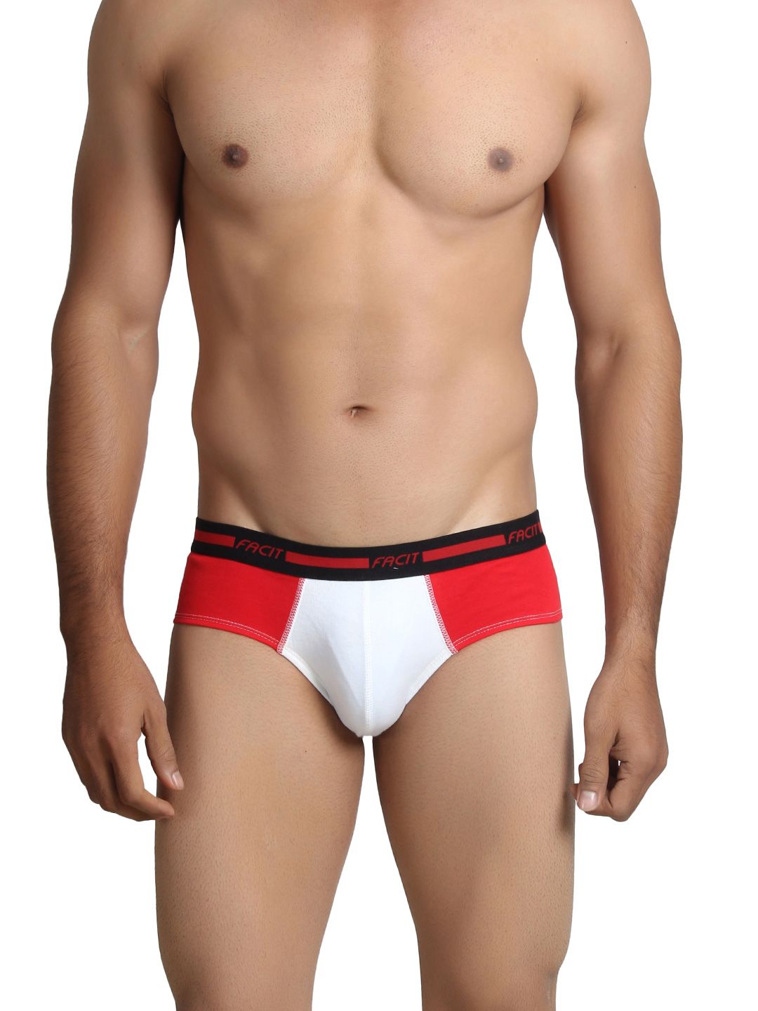 Facit Men White Trenz Brief