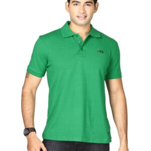 Fila Men's Core Pique Polo Green T-shirt