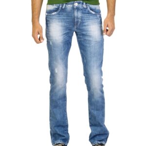 Spykar Men Washed Blue Jeans