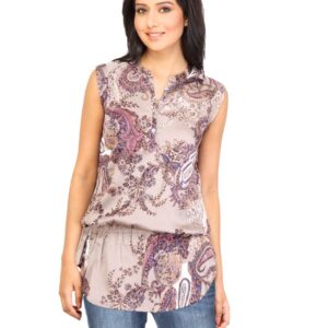Arrow Woman Boho Brown Top