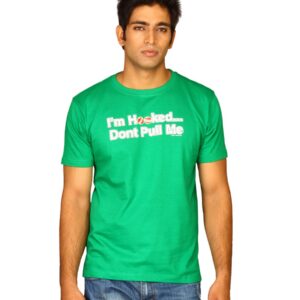 Inkfruit Men's I am Hooked Green T-shirt
