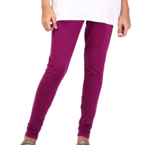 Aurelia Women Solid Purple Leggings