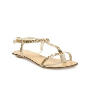 Catwalk Women Gold Toned Flats