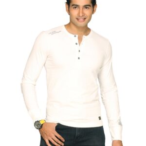 s.Oliver Men's De-Nim White T-shirt