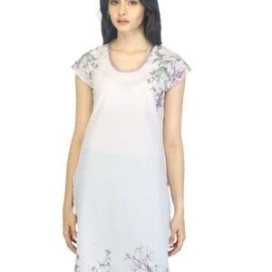 W Women Printed Light Pink Kurta