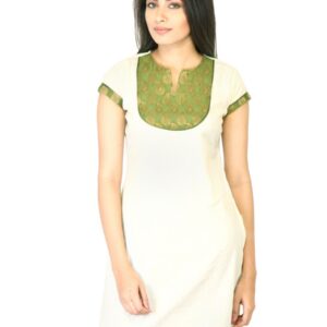 Mother Earth Women Off white Kurta
