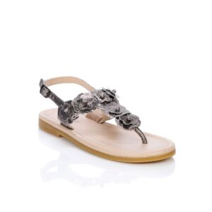 Enroute Teens Silver Sandals