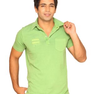 UCB Men's Garment Dyed Green T-shirt