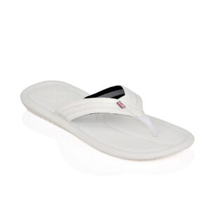 U.S. Polo Assn. Men White Flip Flops