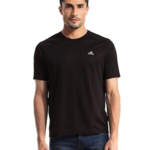 ADIDAS Men Black T-shirt