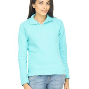 Quechua Women Fleece Blue Sweatshirt