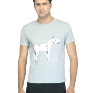 Myntra Men Dog Inside Teal T-shirt