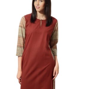 Fabindia Women Red Kurta