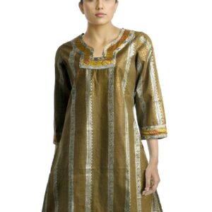 Diva Women Printed Green Kurta