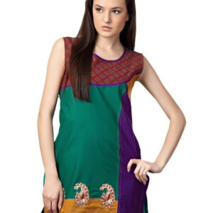 Span Women Green Kurta