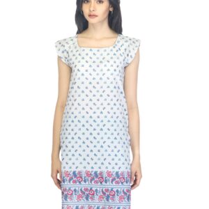 W Women Printed White Kurta