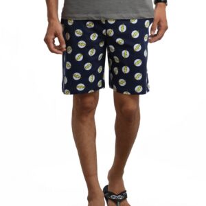 DC Comics Men Navy Blue Printed Shorts