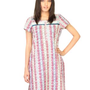W Women Printed Pink Kurtas