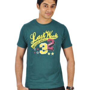 Probase Men Last Week Green Tshirts