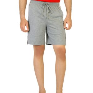 Hanes Men Knitted Grey Shorts