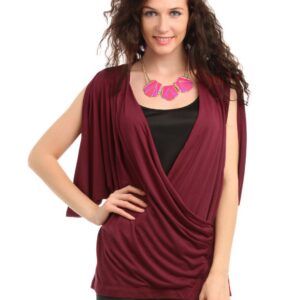 French Connection Women Maroon Top