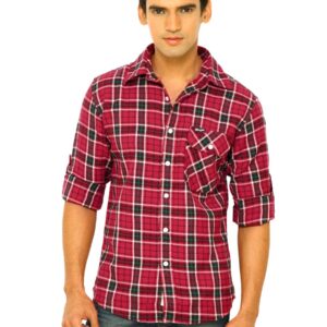 Wrangler Men Urban Raiser Red Shirts