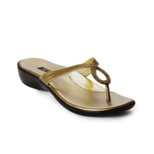 Rocia Women Gold Toned Flats