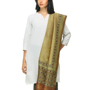 Fabindia Women Gold Tussar Dupatta