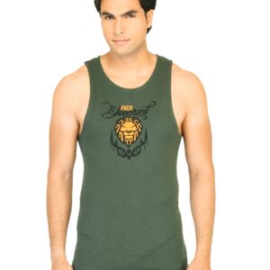 Facit Men Bicep Tee Olive Innerwear Vest