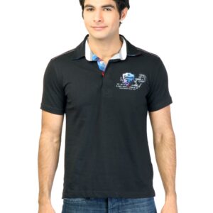 Status Quo Men Black Polo Tshirt
