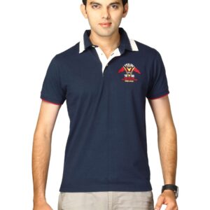 Proline Men Navy Polo T-shirt