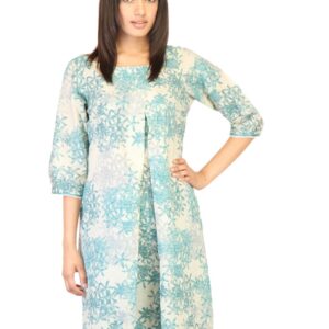 W Women Printed Cream Kurtas