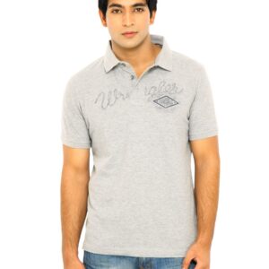 Wrangler Men Grey Polo Tshirts