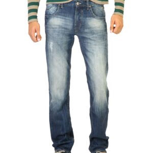 Flying Machine Men Washed Blue Jeans
