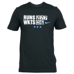 Nike Men Special Edition 3 Star Cricket Fan Black Tshirts