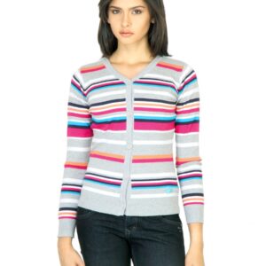 Wrangler Women Fluro Grey Sweater