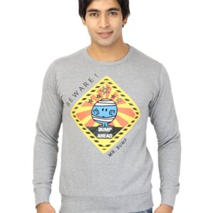 Mr. Men Men Beware Grey Melange Tshirts